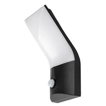 Aplica de perete exterioara cu senzor de miscare Rabalux TOLNA metal, plastic, negru, alb, LED, 10W, 770lm, 3000K, IP54 - 77172