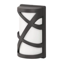 Aplica exterior Rabalux DURANGO E27 metal antracit cu abajur plastic albstil modern IP54 - 8767