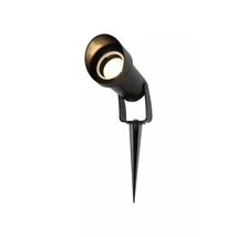 Lampa de decor exterior Searchlight Spike metal, negru, GU10, 7W, IP65 - 1010BK