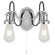 Aplica de perete Searchlight OLIVIA metal, crom, E27 - 1062-2CC