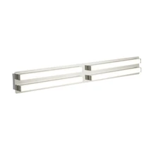 Aplica de perete pentru baie Searchlight RADIANT metal, acril, crom, alb, LED, 3000K, 12W, 1000lm, IP44 - 1104-62CC