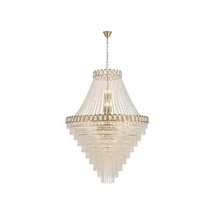 Pendul Searchlight Louis Phillipe metal, cristal, alama, transparent, E14, 60W - 1711-102SB