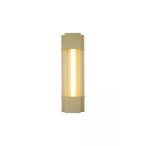 Aplica de perete exterior Searchlight Sacramento metal, acril, auriu, transparent, LED, 6W, 358lm, 3000K, IP44 - 17660GO
