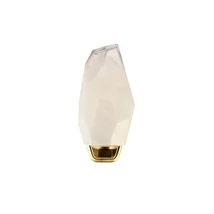 Aplica de perete Searchlight ROCKY metal, sticla, alama, alb, G9 - 23142-1SB