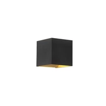 Aplica de perete Searchlight Newton metal, negru, auriu, G9, 5W - 24127BG