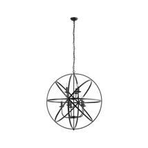 Pendul Searchlight ORBIT metal, negru, E14 - 2478-8BK