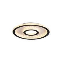 Plafoniera Searchlight Roundel metal, negru, LED, 30W, 3948lm, 3000K - 25688-35BK