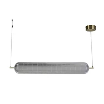 Pendul Searchlight CAPSULE metal, sticla, acril, alama, LED, 42.5W, 3000K, 5028 Lm - 28800SB