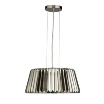Pendul Searchlight TIARA metal, cristal, crom, fumuriu, E14 - 2895-5SM