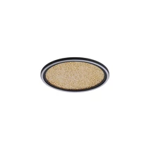 Plafoniera Searchlight LUNA metal, plastic, negru, alb, auriu, LED, 32W, 3000K, 1438 Lm - 31908-400GO