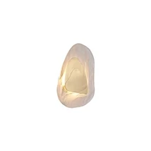 Aplica de perete Searchlight Destiny metal, sticla, alama, transparent, LED, 8W, 983lm, 3000K - 32983PB