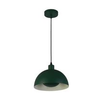 Pendul Searchlight MARS metal, verde, crem, E27 - 35411GR
