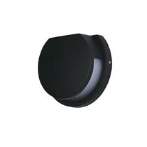 Aplica de prete exterioara Searchlight CHISWICK metal, acril, negru, LED, 6W, 3000K, 246 Lm, IP44 - 36110BK