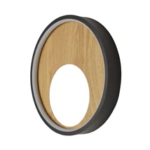 Aplica de perete Searchlight CURIO metal, lemn, negru, LED, 3000K, 11W, 316lm - 36303-1BK
