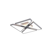 Plafoniera Searchlight Quatro metal, argintiu, LED, 29W, 3923lm, 3000K - 36520SI