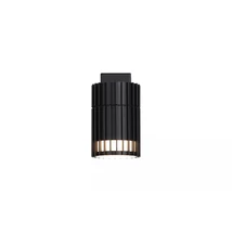 Aplica de perete exterior Searchlight Detroit metal, negru, GU10, 7W, IP44 - 37737BK