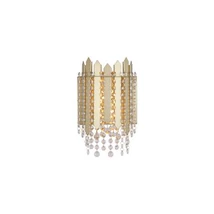 Aplica de perete Searchlight Spear metal, cristal, auriu, transparent, E14, 40W - 44710-2GO