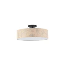 Plafoniera Searchlight ISLA metal, hartie, negru, E27 - 47810NA