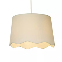 Abajur Searchlight Evan textil, alb, B22, E14, E27 - 53103