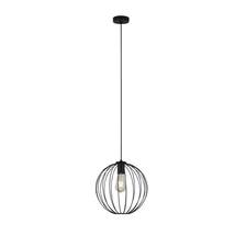 Pendul Searchlight RONDO metal, negru, E27 - 60830-1BK