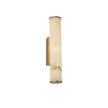 Aplica de perete Searchlight Wales metal, plastic, auriu, alb, LED, 13W, 1073lm, 3000K, IP44 - 61185-1GO