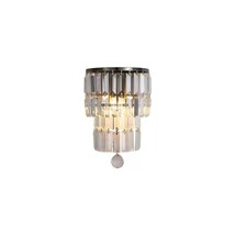 Aplica de perete Searchlight Empire metal, cristal, alama, transparent, E14, 7W - 61321-2AB