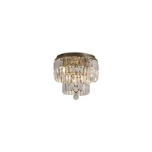 Plafoniera Searchlight Empire metal, cristal, alama, transparent, E14, 60W - 61321-4AB
