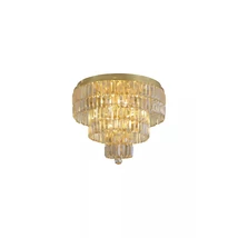 Plafoniera Searchlight Empire metal, sticla, alama, sampanie, E14, 60W - 61321-6SB