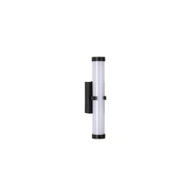 Aplica de perete pentru baie Searchlight CLAMP metal, opal sticla, negru, LED, 7W, 3000K, 506 Lm - 63124-1BK