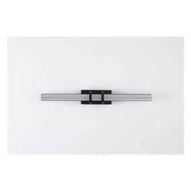 Aplica de perete pentru baie Searchlight PARMA metal, sticla, negru, transparent, LED, 10W, 3000K, 320 Lm - 66412BK