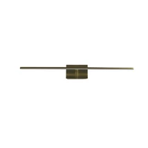 Aplica de perete pentru baie Searchlight AMALFI metal, acril, alama, LED, 7W, 3000K, 433 Lm, IP44 - 68241-41SB