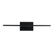 Aplica de perete pentru baie Searchlight AMALFI metal, acril, negru, LED, 10W, 3000K, 715 Lm, IP44 - 68241-61BK