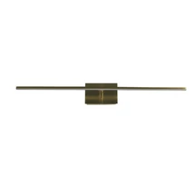 Aplica de perete pentru baie Searchlight AMALFI metal, acril, alama, LED, 10W, 3000K, 715 Lm, IP44 - 68241-61SB