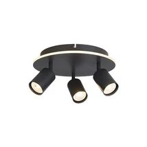 Spot Searchlight San Diego metal, negru, GU10, 10W - 77230-3BK
