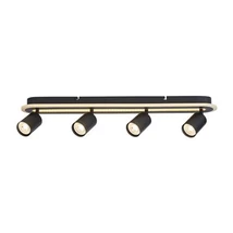 Spot Searchlight San Diego metal, negru, GU10, 10W - 77230-4BK