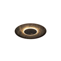 Plafoniera Searchlight Lumadisc metal, negru, LED, 20W, 3400lm, 3000K - 80880-46BK