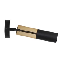 Aplica de perete Searchlight MERRYGOLD metal, acril, negru, chihlimbar, GU10 - 82122-1BK