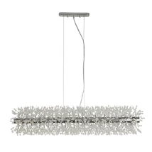 Pendul Searchlight SUNBURST metal, cristal, crom, G9 - 83420-16CC
