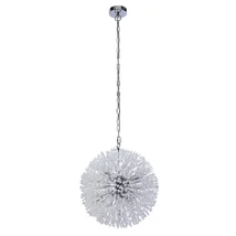 Pendul Searchlight SUNBURST metal, cristal, crom, G9 - 83420-7CC