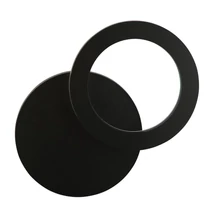 Aplica de prete exterioara Searchlight HYDE metal, negru, LED, 6W, 3000K, 551 Lm, IP44 - 84751BK