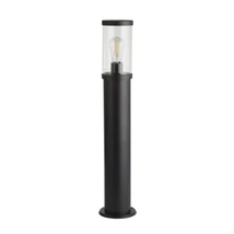 Lampadar exterior Searchlight BAKERLOO metal, plastic, negru, transparent, E27, IP44 - 8631-730