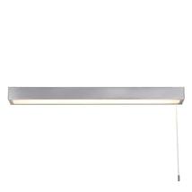 Aplica de perete pentru baie Searchlight VENTI metal, plastic, crom, alb, LED, 3000K, 18W, 870lm, IP44 - 86432-60