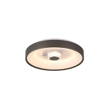 Plafoniera Searchlight Polka metal, plastic, maro, alb, LED, 30W, 3804lm, 3000K - 89735-38LT