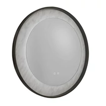 Aplica de perete Searchlight LUXO metal, marmura, oglinda, negru, alb, LED, 17W, 2700-4000K, 305 Lm - 96060BK
