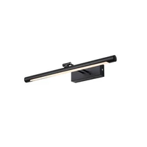 Aplica de perete Searchlight Holton metal, negru, LED, 3W, 74lm, 3000K-4000K-6500K - 96500-45BK