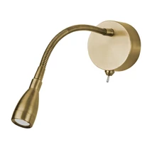 Aplica de perete Searchlight FLEXY metal, alama, LED, 0,80W, 6500K, 71 Lm - 9917SB