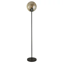 Lampadar Searchlight PUNCH metal, sticla, negru, sampanie, E27 - EU22122-1BK