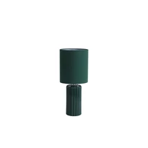 Veioza Searchlight GROOVE ceramic, textil, verde, E14 - EU22353GR