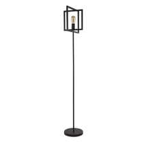 Lampadar Searchlight PLAZA metal, negru, E27 - EU23202-1BK