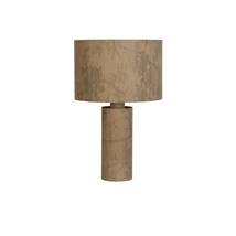 Veioza Searchlight ISLA metal, hartie,maro, E27 - EU47811NA